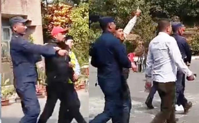 बीपी प्रतिष्ठानका उपकुलपति कार्कीलाई मोसो दल्‍ने ३ जना वैद्यका कार्यकर्ता गिरफ्तार