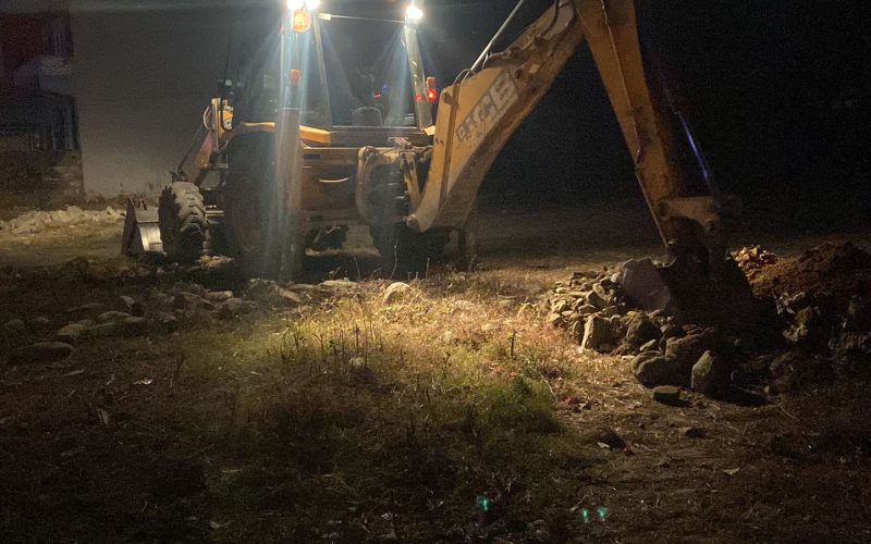 क्रान्तिकारी कम्युनिस्ट पार्टी,कास्कीले चलायाे विवादित जग्गामा डोजर