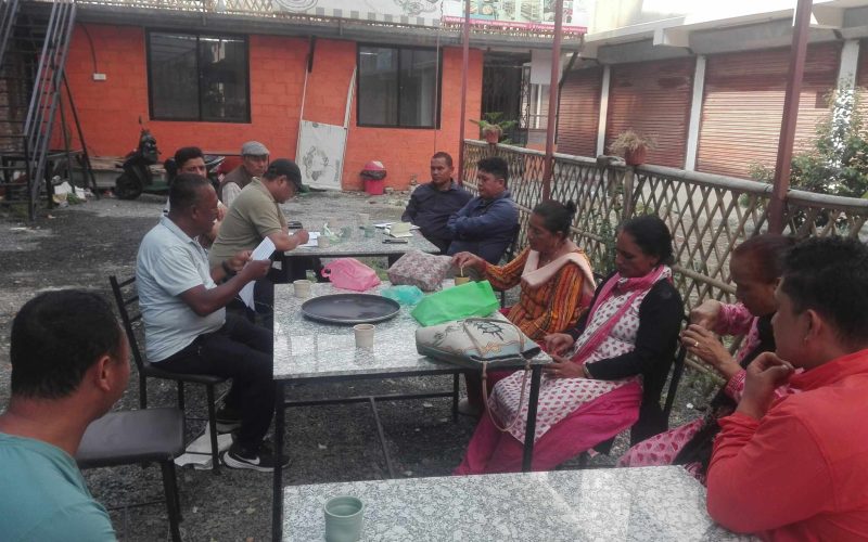 क्रान्तिकारी कम्युनिस्ट पार्टी नेपाल कीर्तिपुरकाे नगर भेला