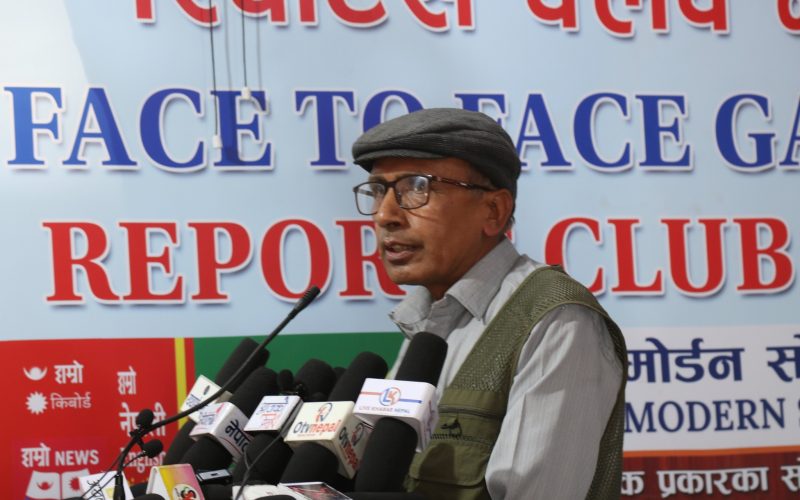 भ्रष्टाचारकाे विरोधमा खरो उत्रिन नेता दिनेश शर्माकाे आह्वान