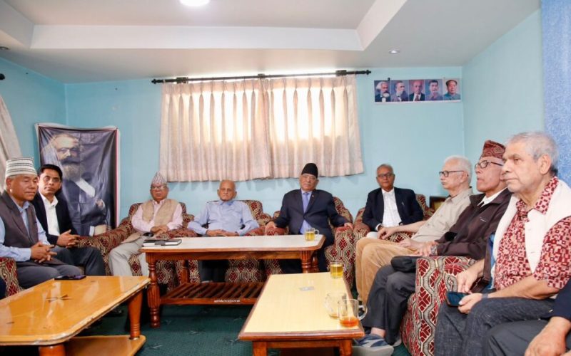 क्रान्तिकारी कम्युनिस्ट पार्टी नेपालसहित ५ पार्टीकाे बैठक पेरिस डाँडामा सम्पन्न