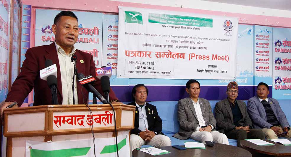 गोर्खा सैनिकको पक्षमा सर्वेच्चले आदेश दिदासमेत सरकारले कानमा तेल हालेर बस्याे : परि थापा