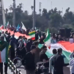 ट्रम्पको धम्कीपछि लाखौँ इरानी नागरिकहरू मानव साङ्लो बनाएर देशैभरी सडकमा