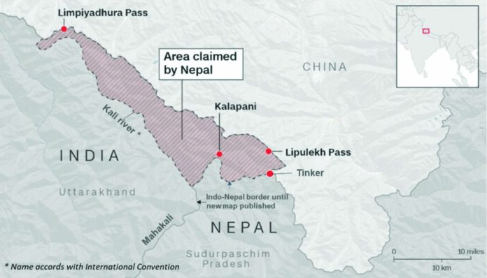 नेपालले आफ्नो दावी दोहो¥यायो–“लिम्पियाधुरासम्म नेपाली भूमि”
