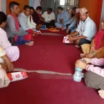 क्रान्तिकारी कम्युनिष्ट पार्टी नेपाल बर्दिया जनसंगठन विस्तार अभियानमा