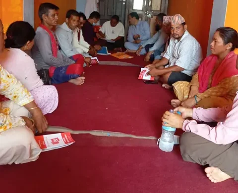 क्रान्तिकारी कम्युनिष्ट पार्टी नेपाल बर्दिया जनसंगठन विस्तार अभियानमा