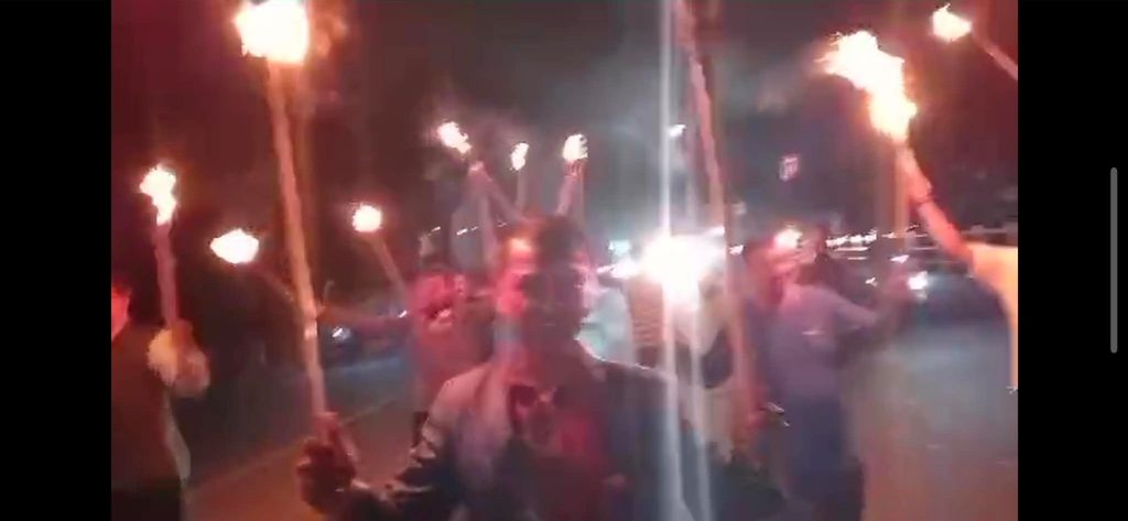 ‘भारतीय सेना कालापानी छोड’ भन्दै अखिल (क्रान्तिकारी) भक्तपुरको मशाल जुलुस र कोणसभा