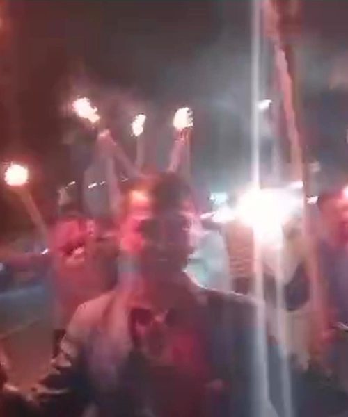 ‘भारतीय सेना कालापानी छोड’ भन्दै अखिल (क्रान्तिकारी) भक्तपुरको मशाल जुलुस र कोणसभा