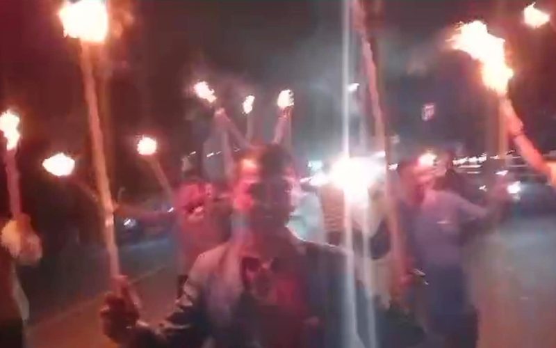 ‘भारतीय सेना कालापानी छोड’ भन्दै अखिल (क्रान्तिकारी) भक्तपुरको मशाल जुलुस र कोणसभा