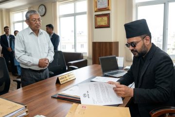 यस्तो छ साउन २० मा हुलाकमार्फत् प्रधानमन्त्री बालेन्द्र साहलाई पठाइएको ज्ञापन पत्र
